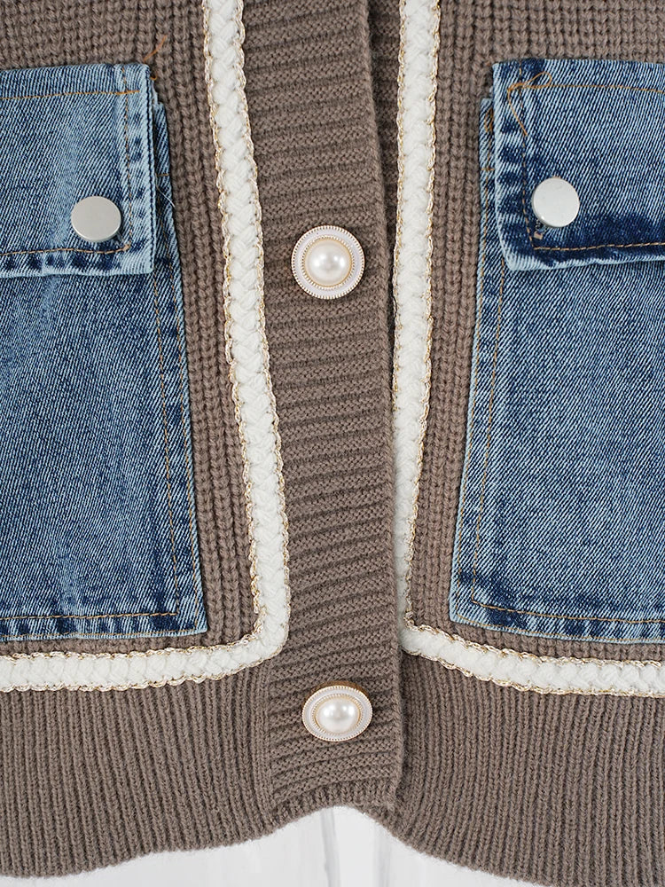 Pull de poche en jean