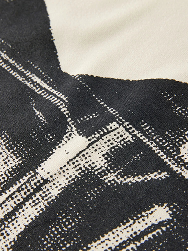 Robe en tricot à imprimé abricot