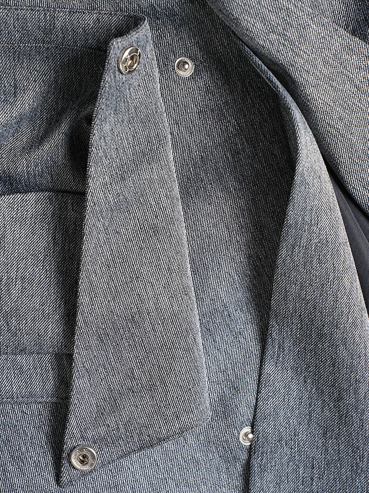 Blazer de luxe gris avec poches