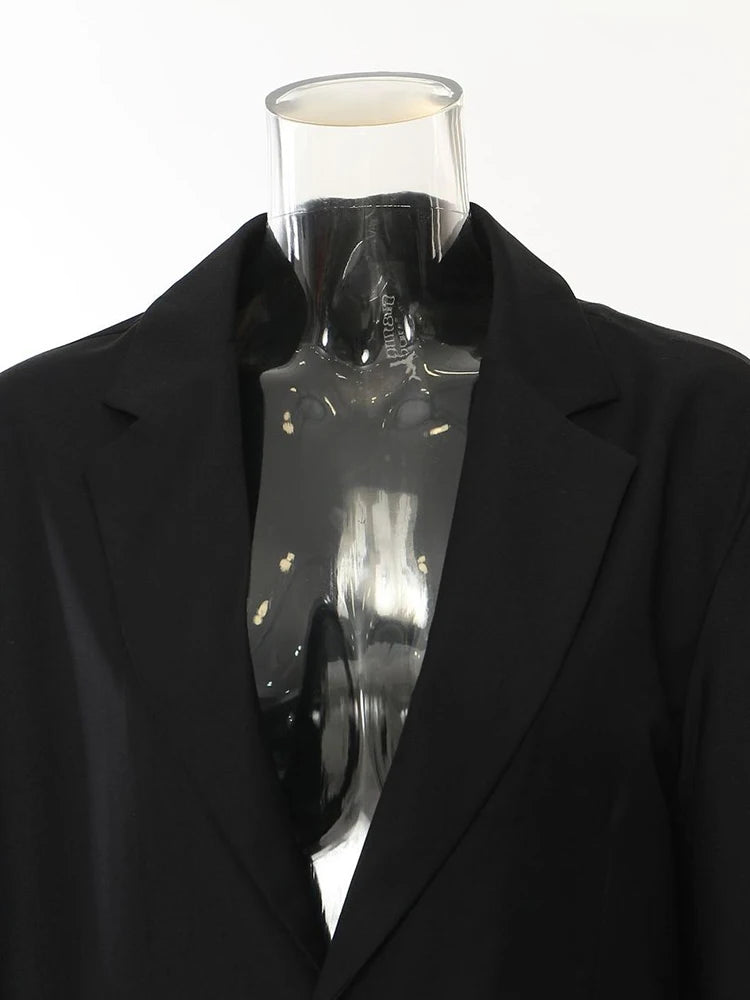 Blazer irrégulier noir