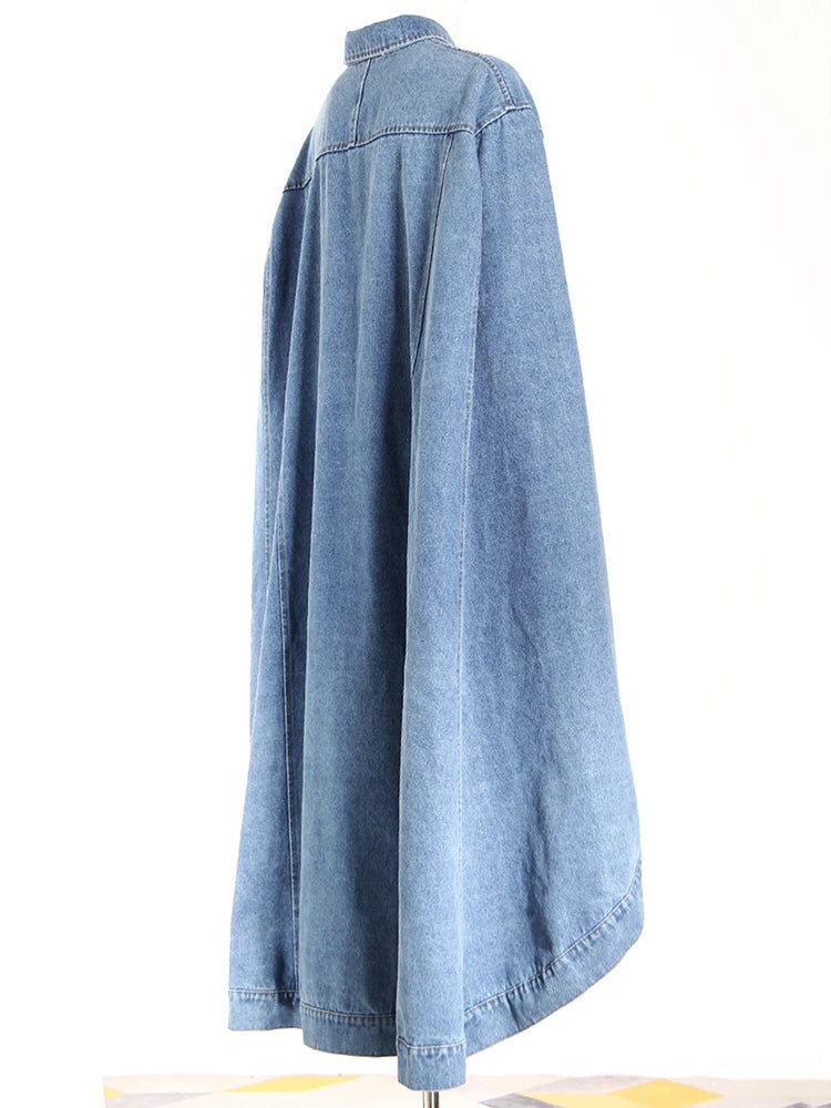 Couteau irrégulier en denim