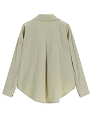 Green Casual Blouse