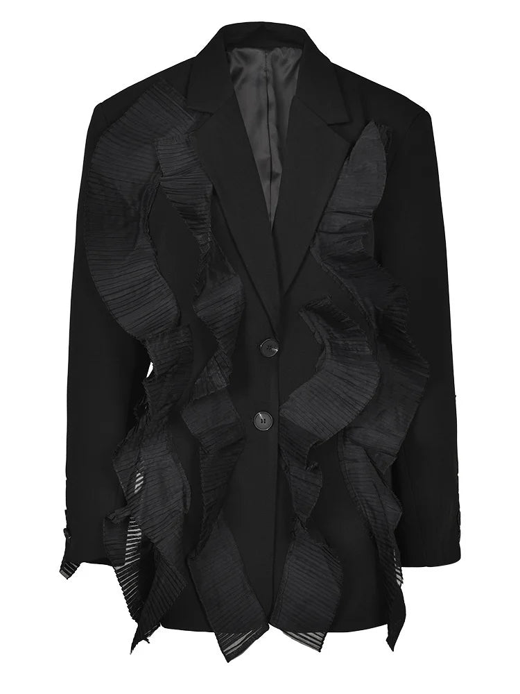 Ruffles Blazer
