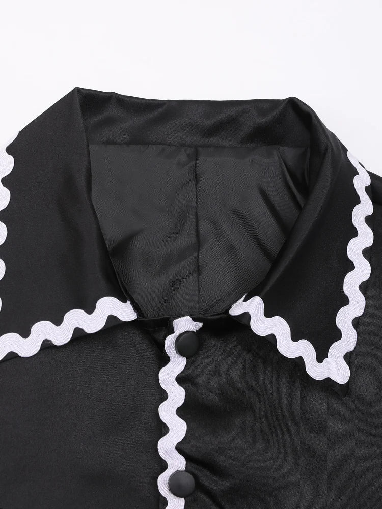 Veste décontractée de couleur couleur noire