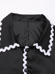 Veste décontractée de couleur couleur noire