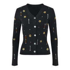 Ensemble de tricot et de paillettes