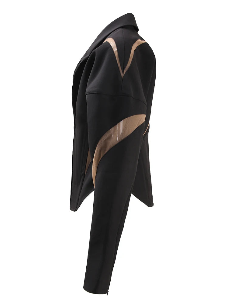 Vestes de revers courtes des femmes