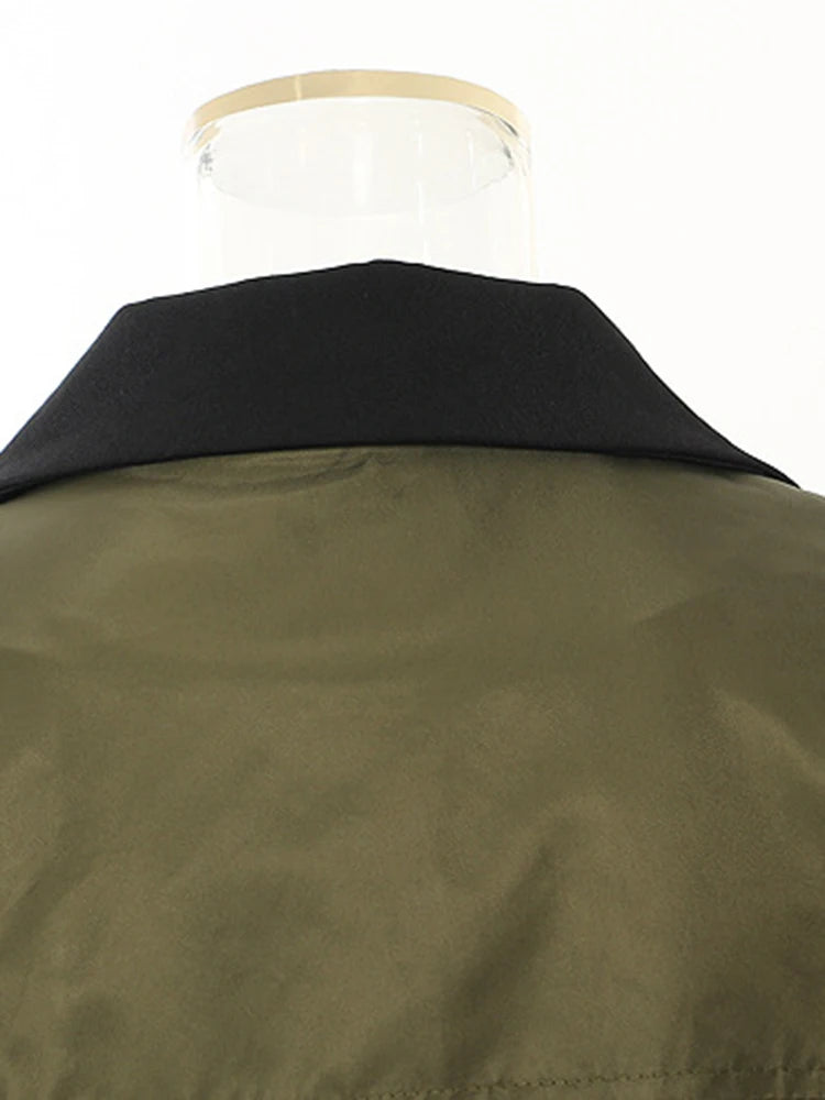 Veste de tranchée de couleur
