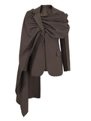 Apricot Irregular Blazer