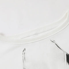 Sweat à capuche imprimé à épaules à épaules