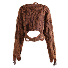 Loose Knit Pullover Sweater