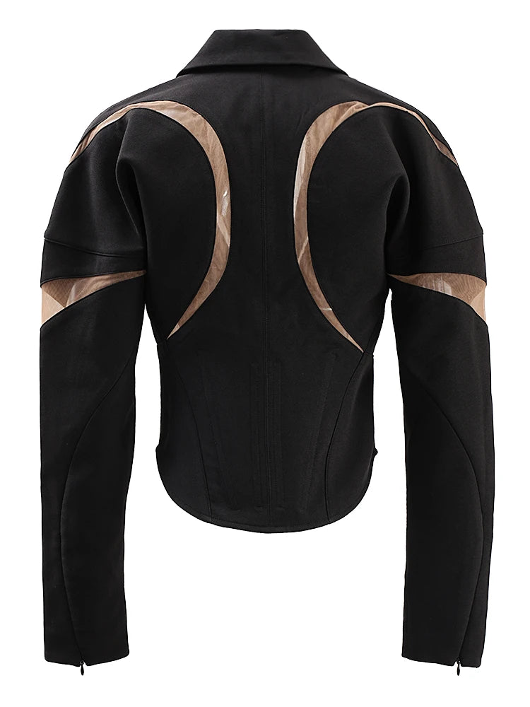 Vestes de revers courtes des femmes