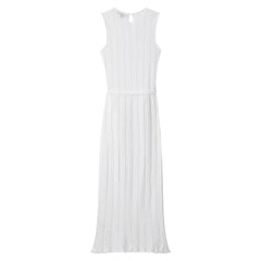 Summer Jacquard Mesh Knitted Dress