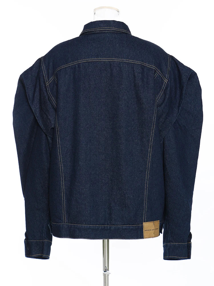 Veste surdimensionnée en jean