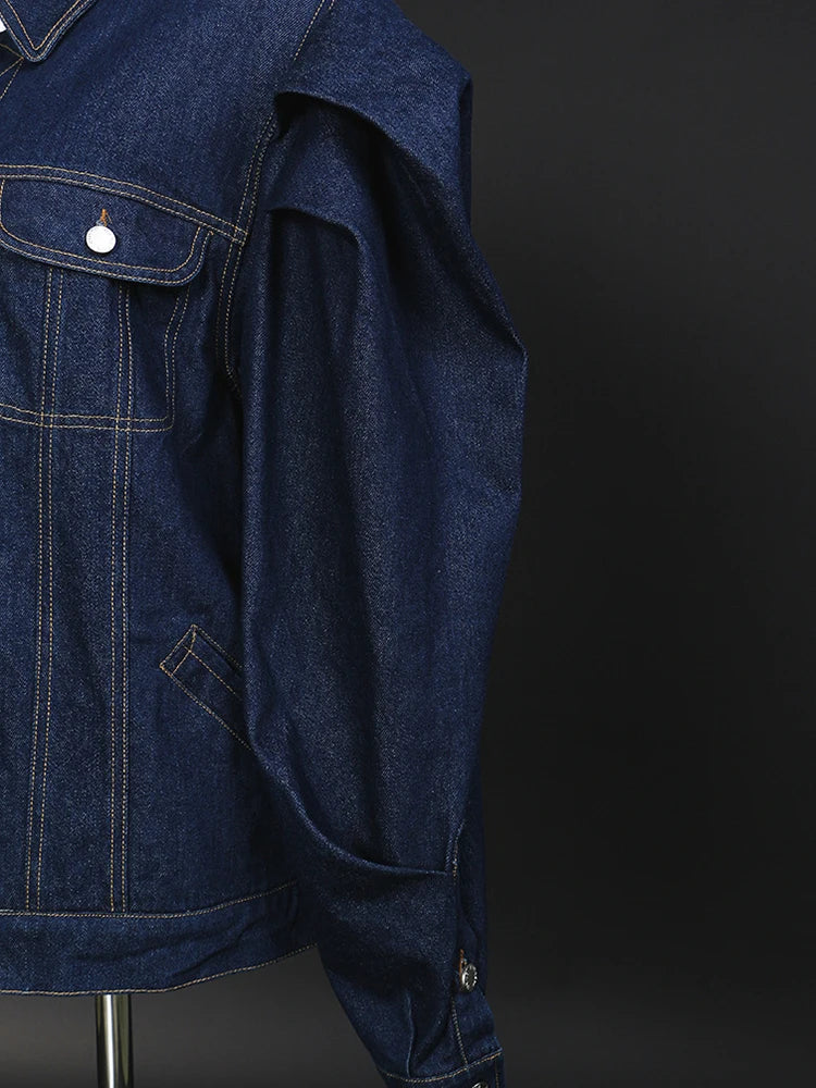 Veste surdimensionnée en jean