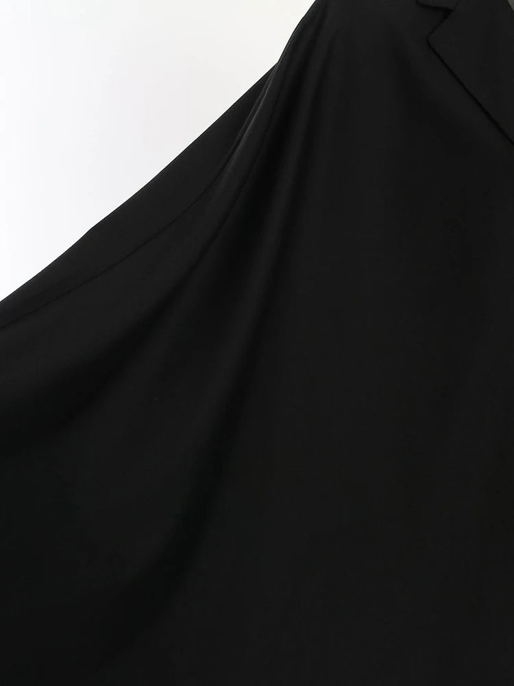 Blazer irrégulier noir