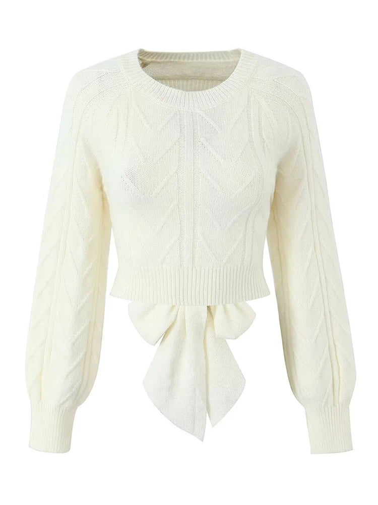 Pull pull-en-tricot à dos gris sans dos