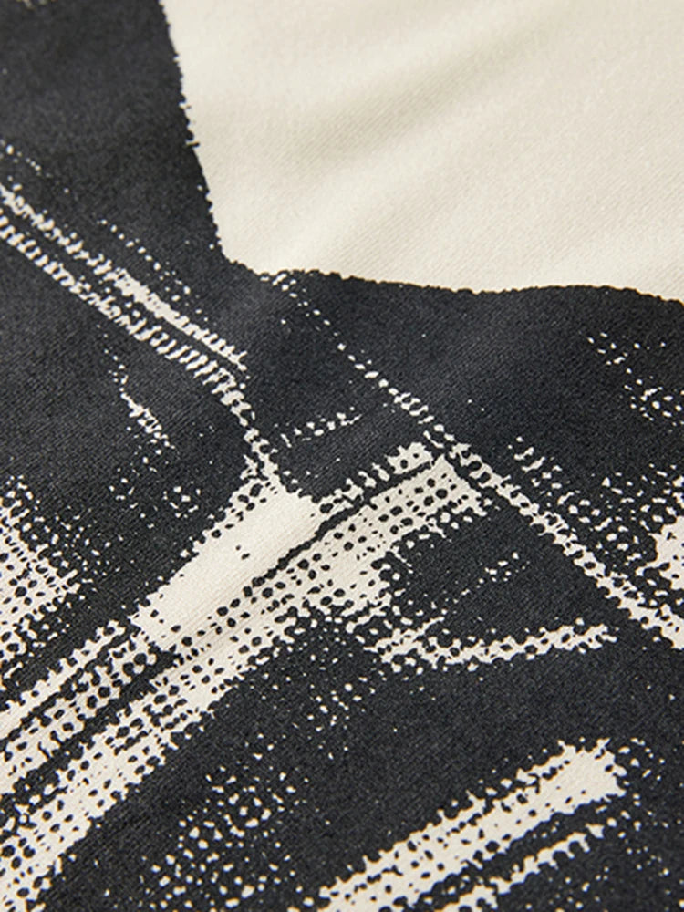 Robe en tricot à imprimé abricot