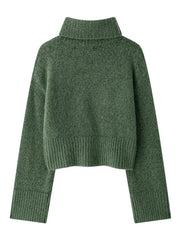 Pull à col roulé en tricot et en tricot confortable