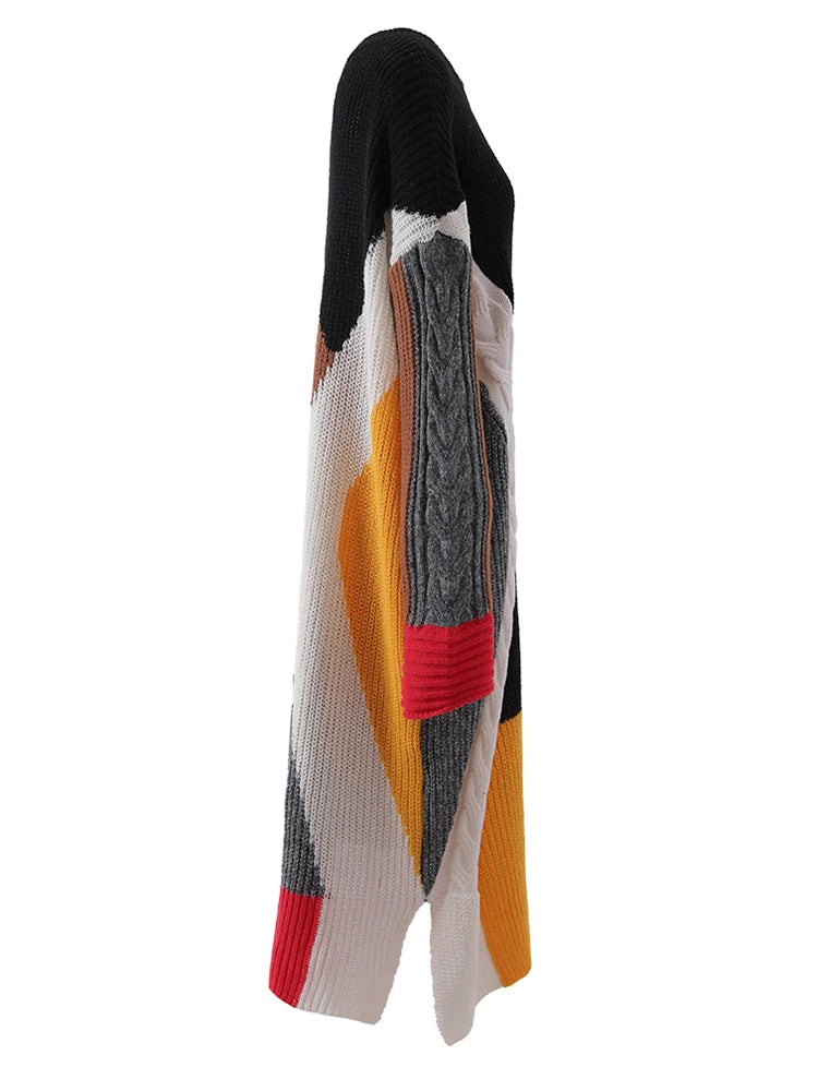 Robe pullaire de couleur couleur noire
