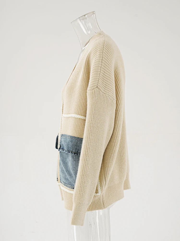Pull de poche en jean