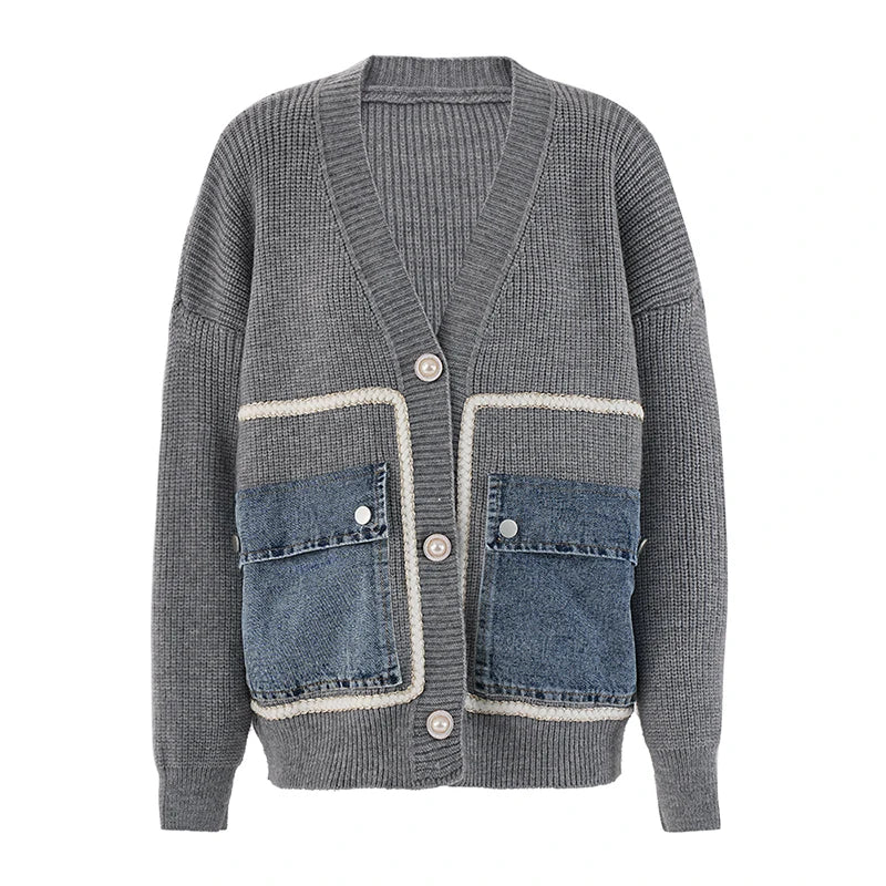 Pull de poche en jean