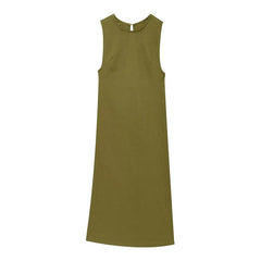 Sleeveless Midi Dress