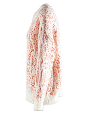 Pull en tricot surdimensionné orange