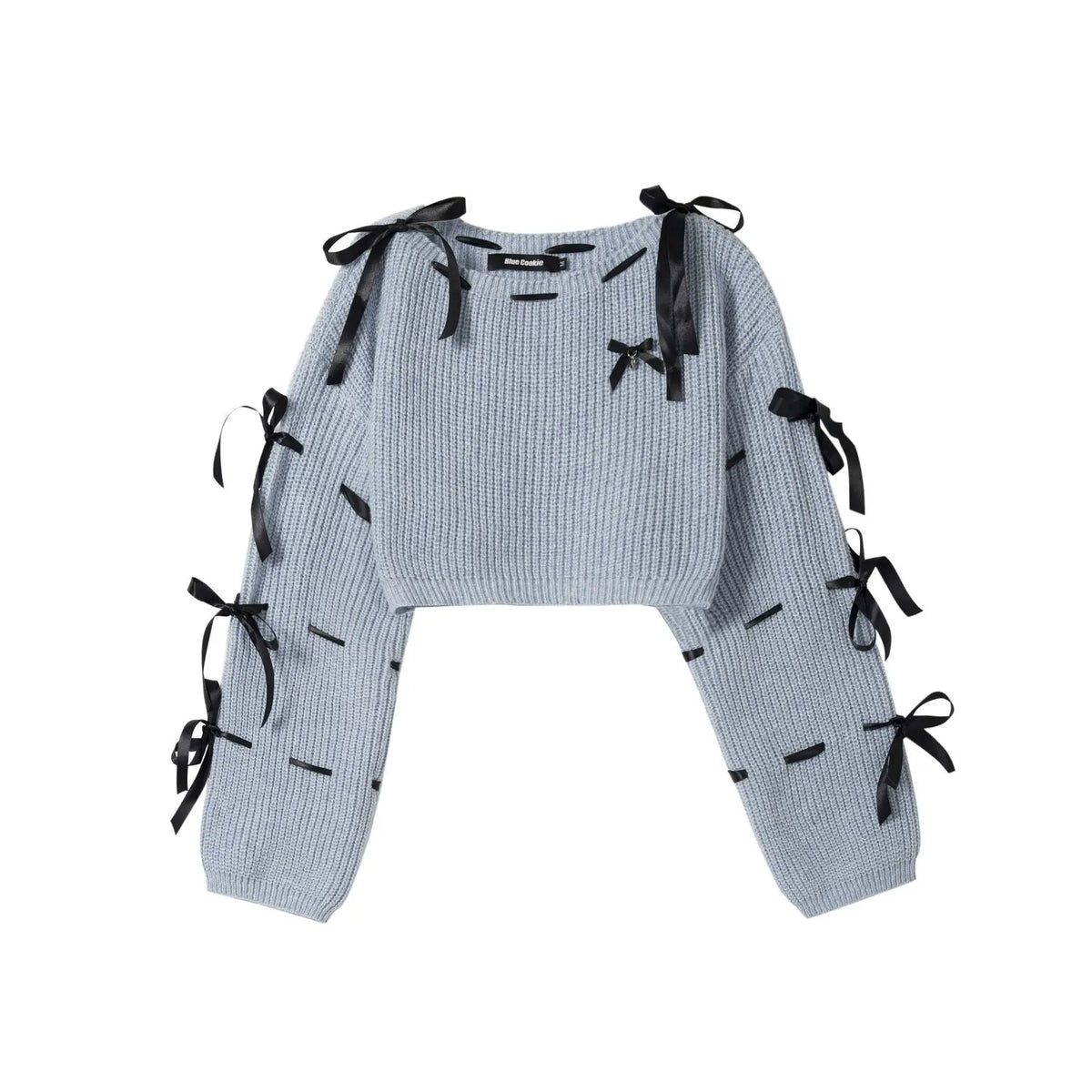 Pull en tricot à bowknot