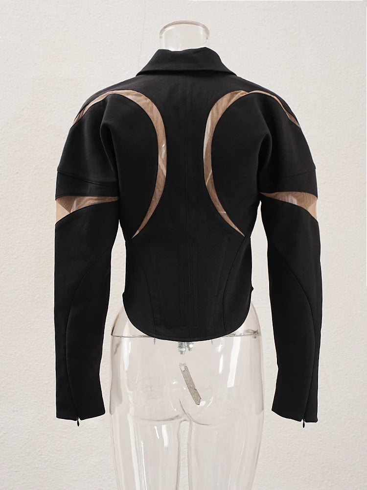 Vestes de revers courtes des femmes