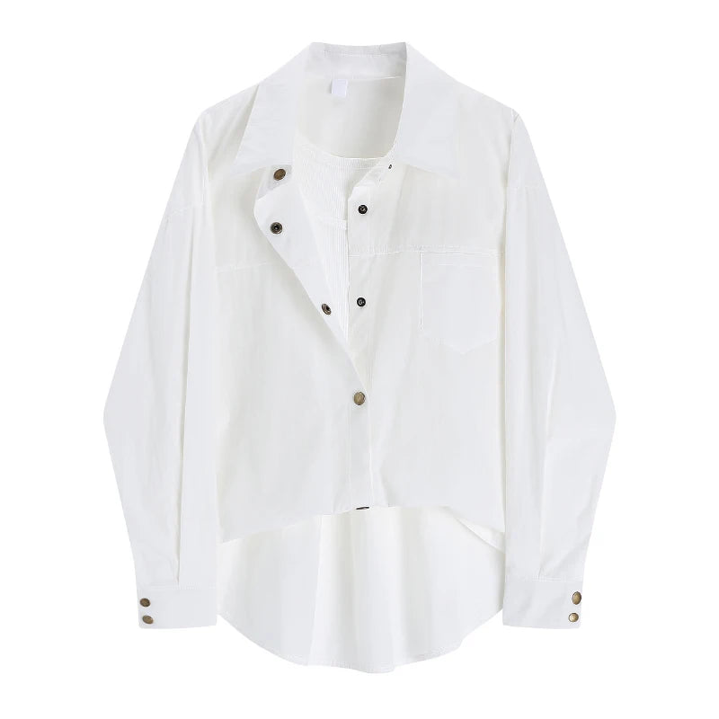 Blouse décontractée verte