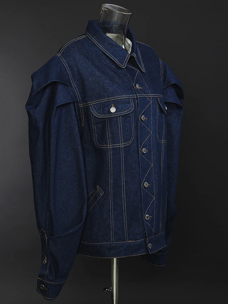 Veste surdimensionnée en jean