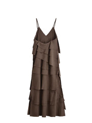 Laminated Tiered Sling Dress – HH Summer Edition