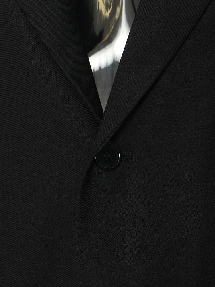 Blazer irrégulier noir