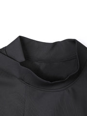 Sweat-shirt à col roulé à rayures