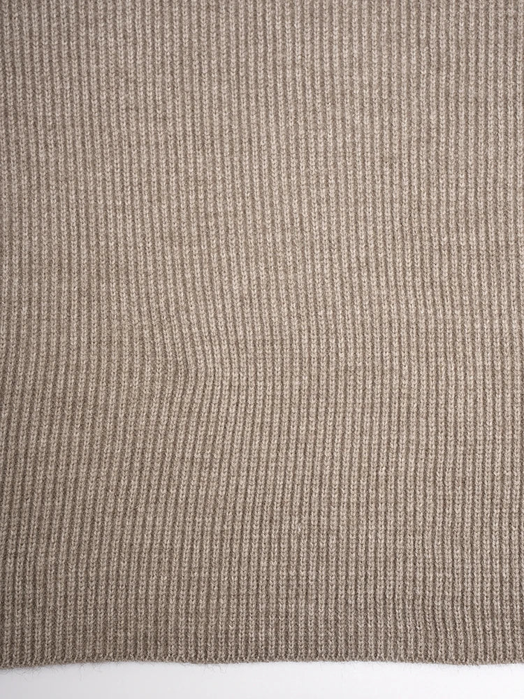 Cardigan surdimensionné kaki tricot