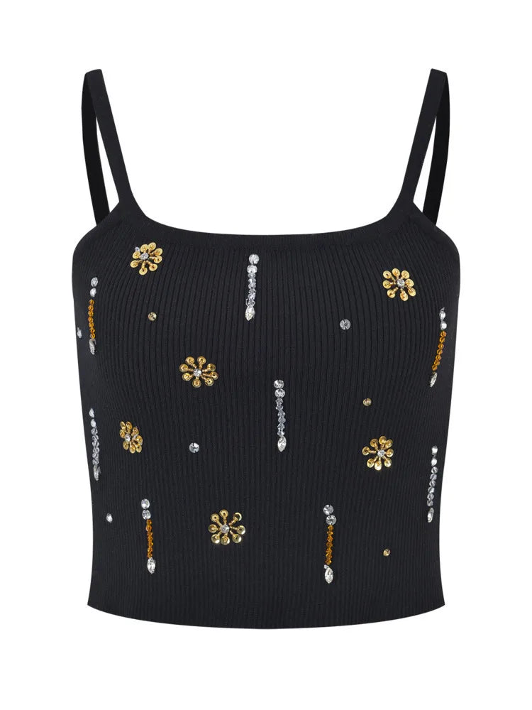 Ensemble de tricot et de paillettes