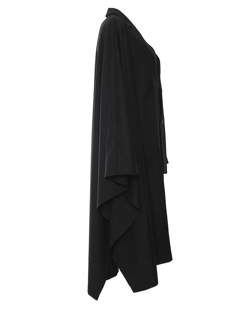 Blazer irrégulier noir