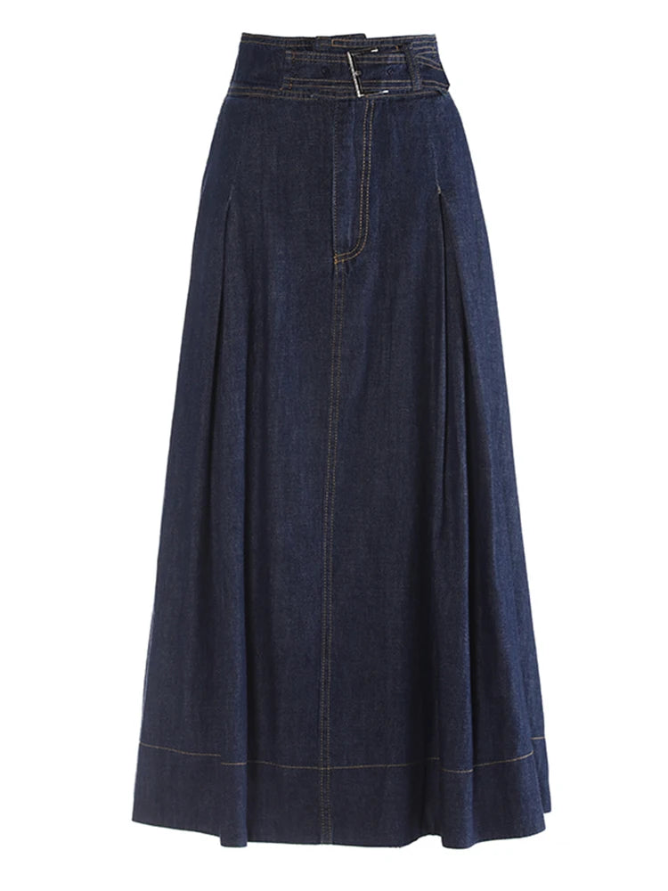 Boucle de jean haute taille jupe en ligne