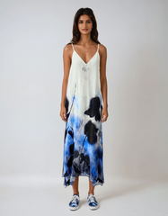 Sophisticated Floral Lace Halter Midi Dress