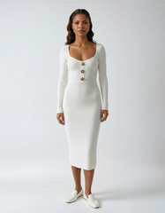 Sweetheart Knit Dress
