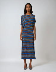 Wrinkle Texture Midi Dress – Casual Chic